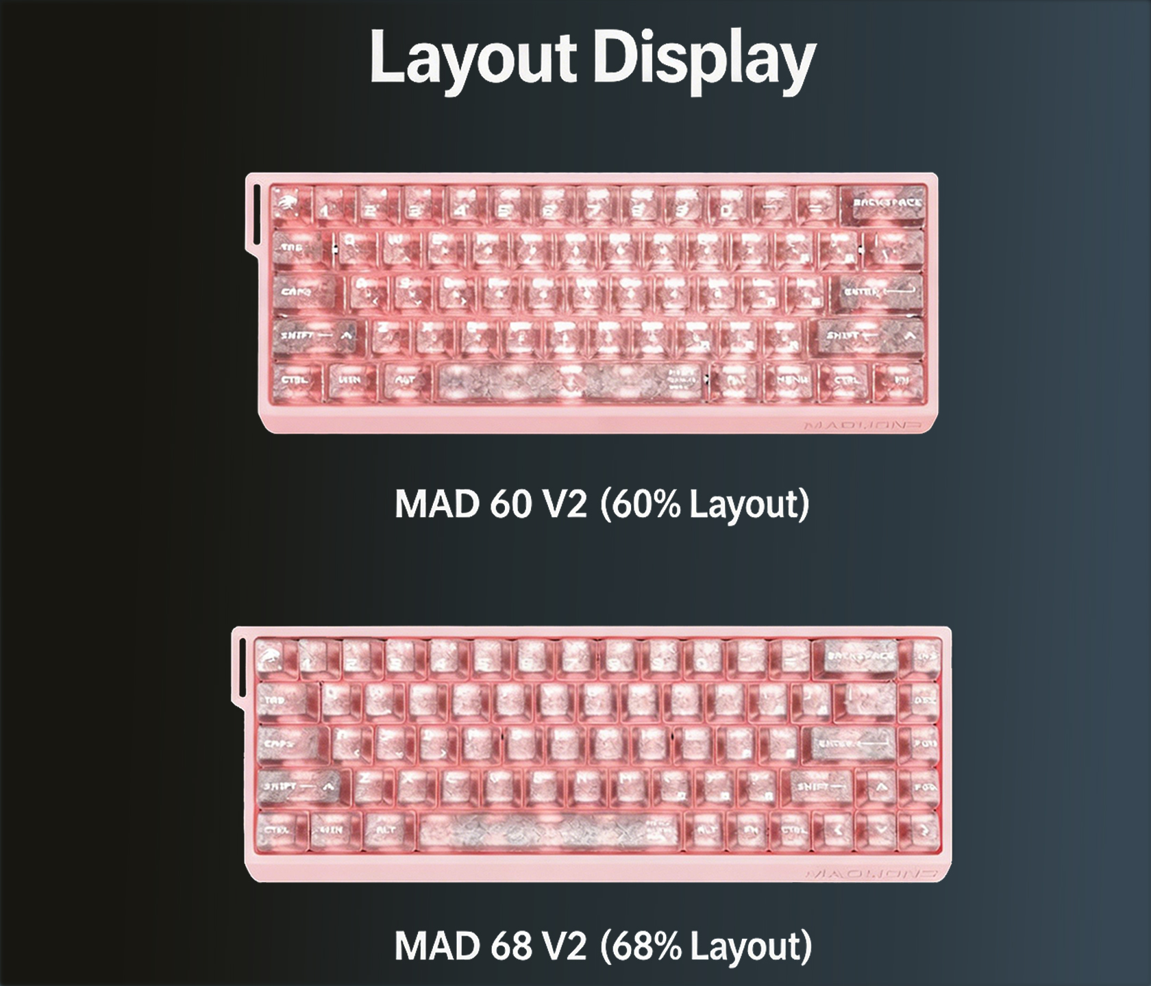 mad60v2-balck Hall Effect Keyboard