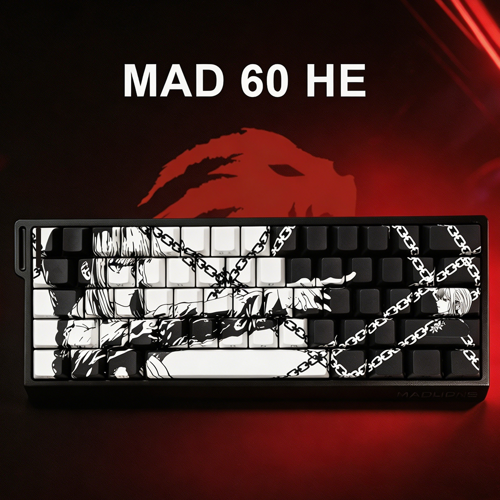MAD 60 HE Magnetic Switches Keyboard Makima Keycaps