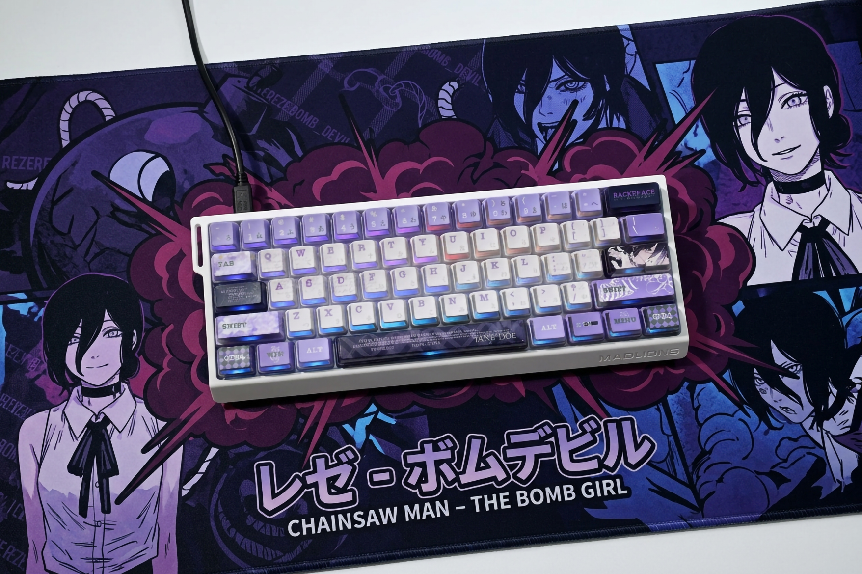MAD60HE Chainsaw Man Reze Keycaps