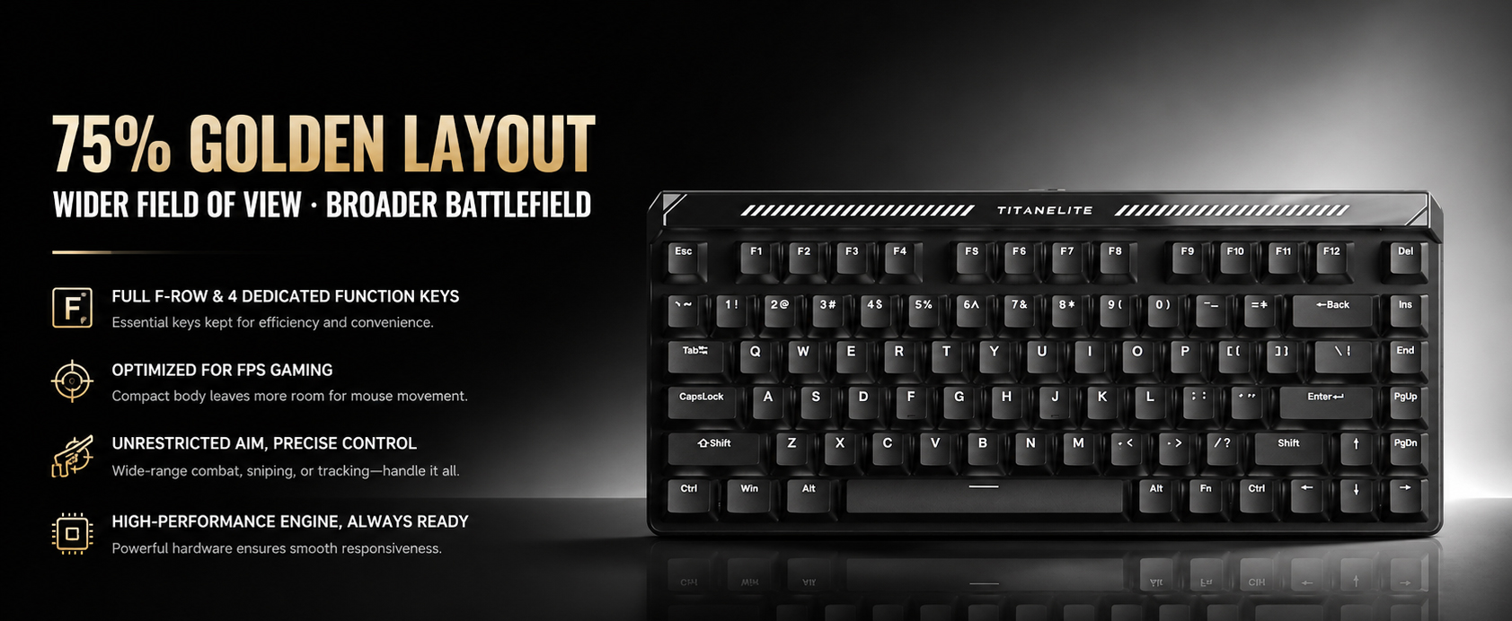 TITAN75 Turbo Hall Effect Keyboard